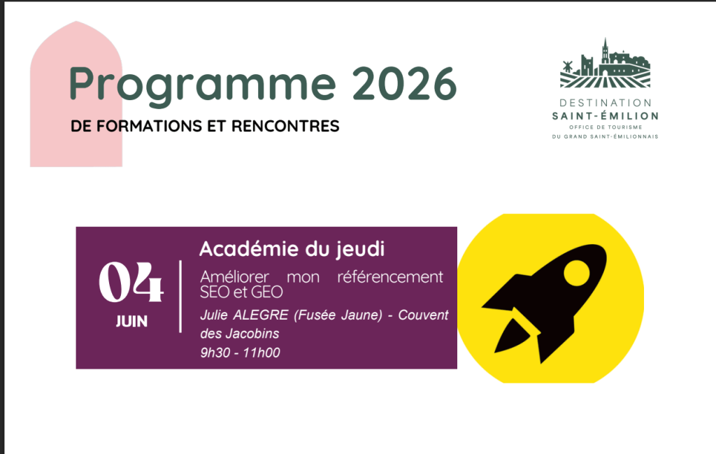 Programme office de tourisme